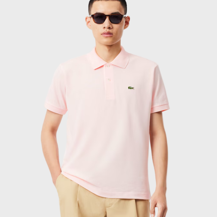 Lacoste Classic Fit L.12.12 Original Polo Shirt - Light Pink