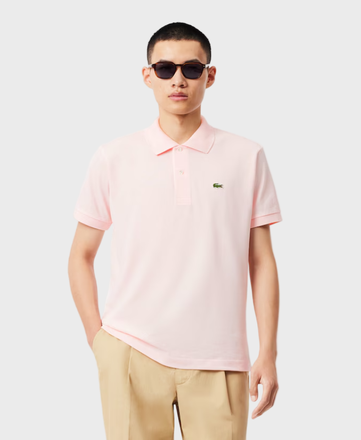 Lacoste Classic Fit L.12.12 Original Polo Shirt - Light Pink