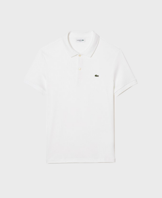 Lacoste DH2050 Regular Fit Cotton Pima Polo Shirt 001 White