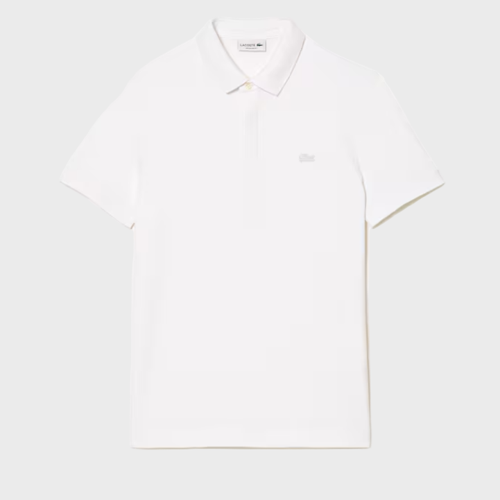Lacoste PH5522 Regular Fit Paris Stretch Piqué Polo Shirt 001 White