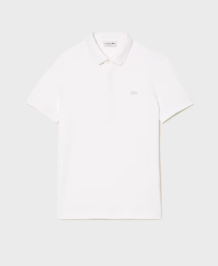 Lacoste PH5522 Regular Fit Paris Stretch Piqué Polo Shirt 001 White