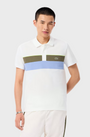 Lacoste PH5918 Regular Fit Colour-Block Petit Piqué Polo Shirt - 9IV White/Khaki