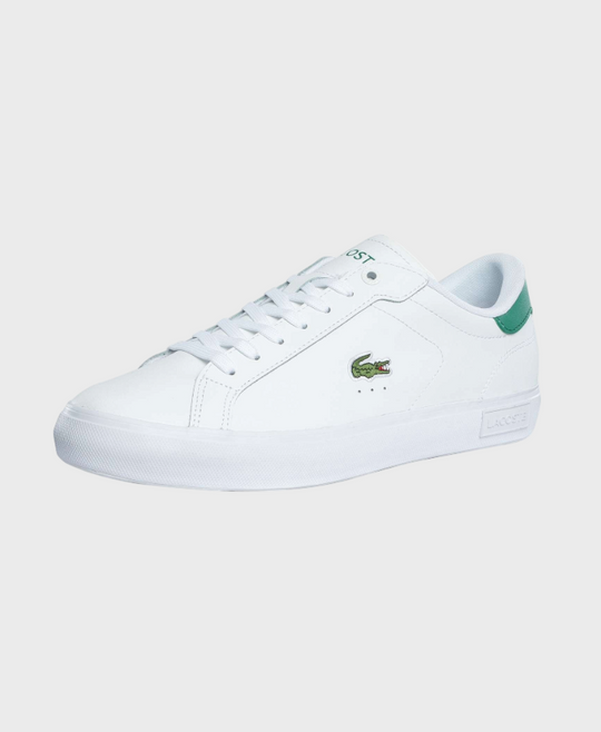 Lacoste Powercourt 125 2 SMA Leather Sneakers - White/Green