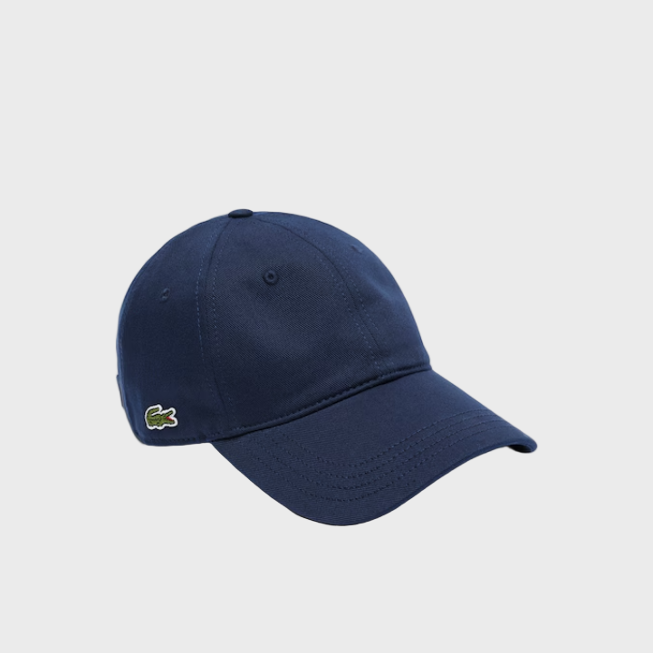 Lacoste RK0440 Cotton Twill Cap - Navy Blue