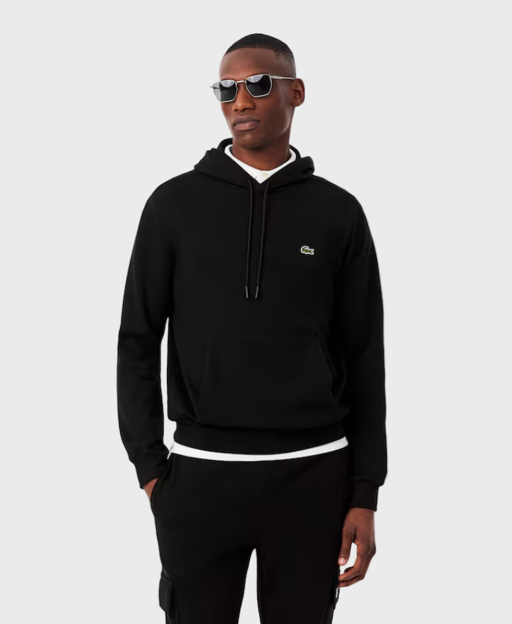 Lacoste SH9623 Fleece Hoodie - 031 Black