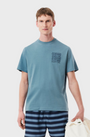 Lacoste TH0288 Cotton Jersey Graphic T-Shirt - Blue Cun