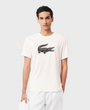 Lacoste TH2042Ultra Dry XXL Logo Sport T-Shirt - AU8 White/Black