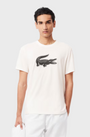 Lacoste TH2042Ultra Dry XXL Logo Sport T-Shirt - AU8 White/Black