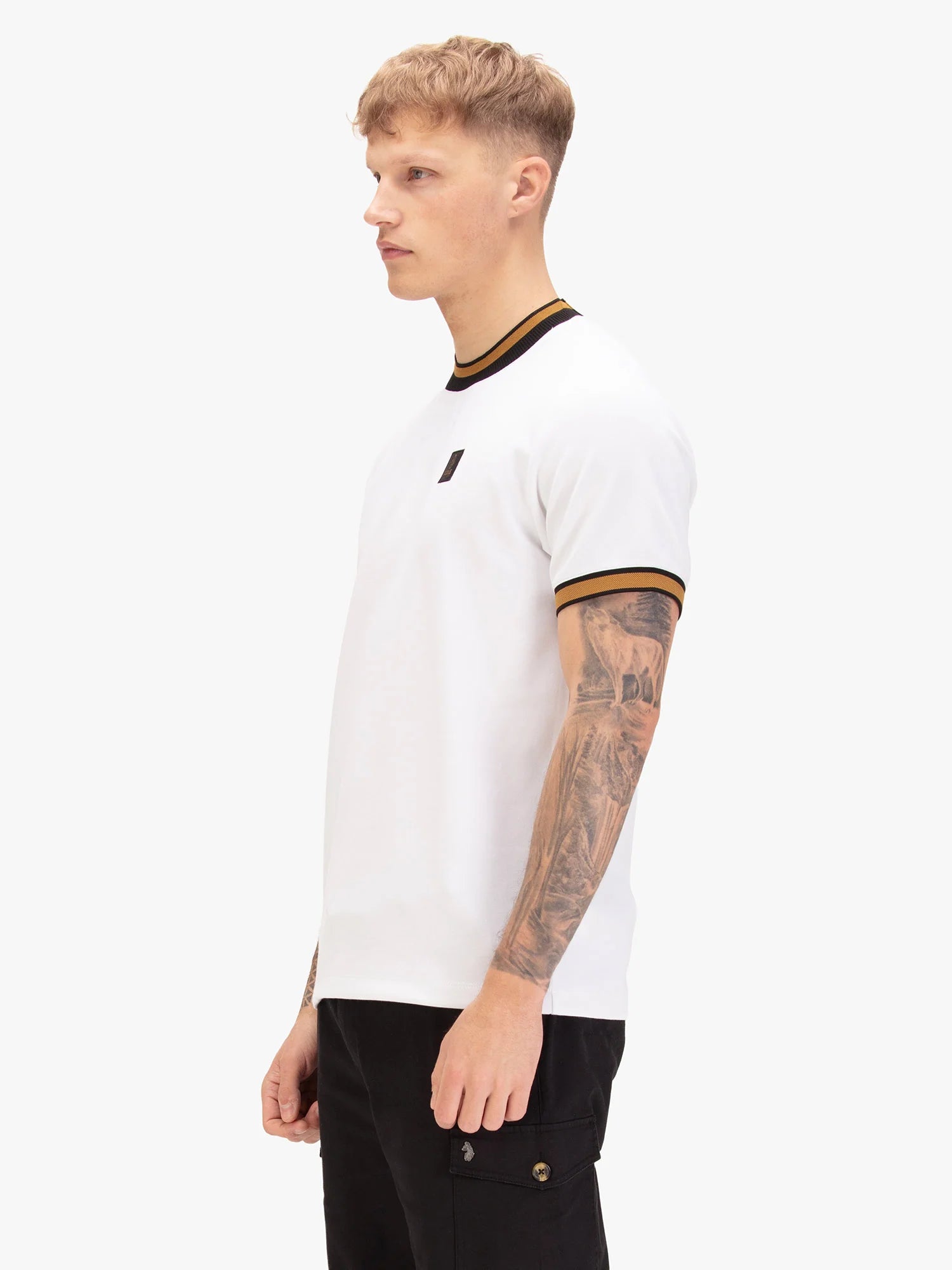 Luke 1977 Coron T-Shirt - White/Black/Gold