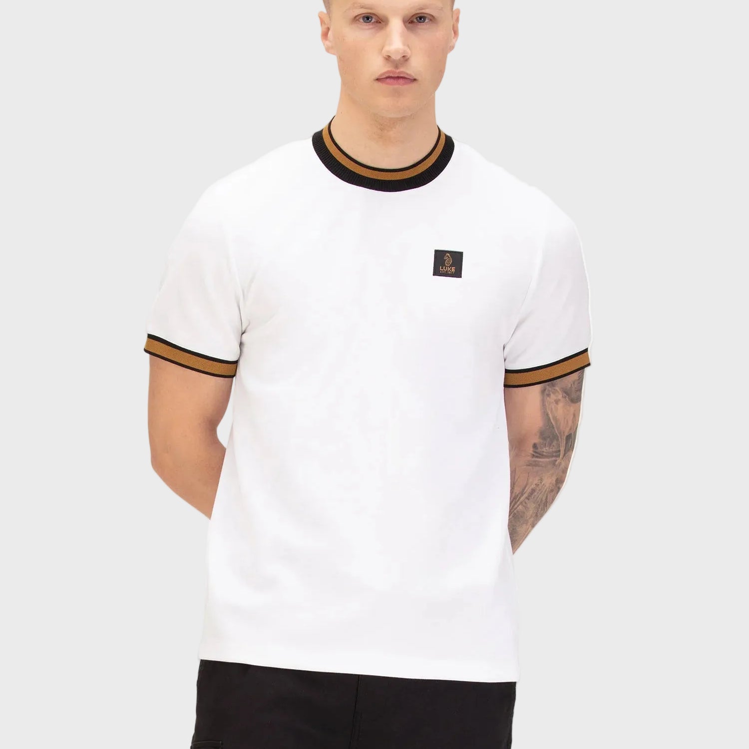 Luke 1977 Coron T-Shirt - White/Black/Gold