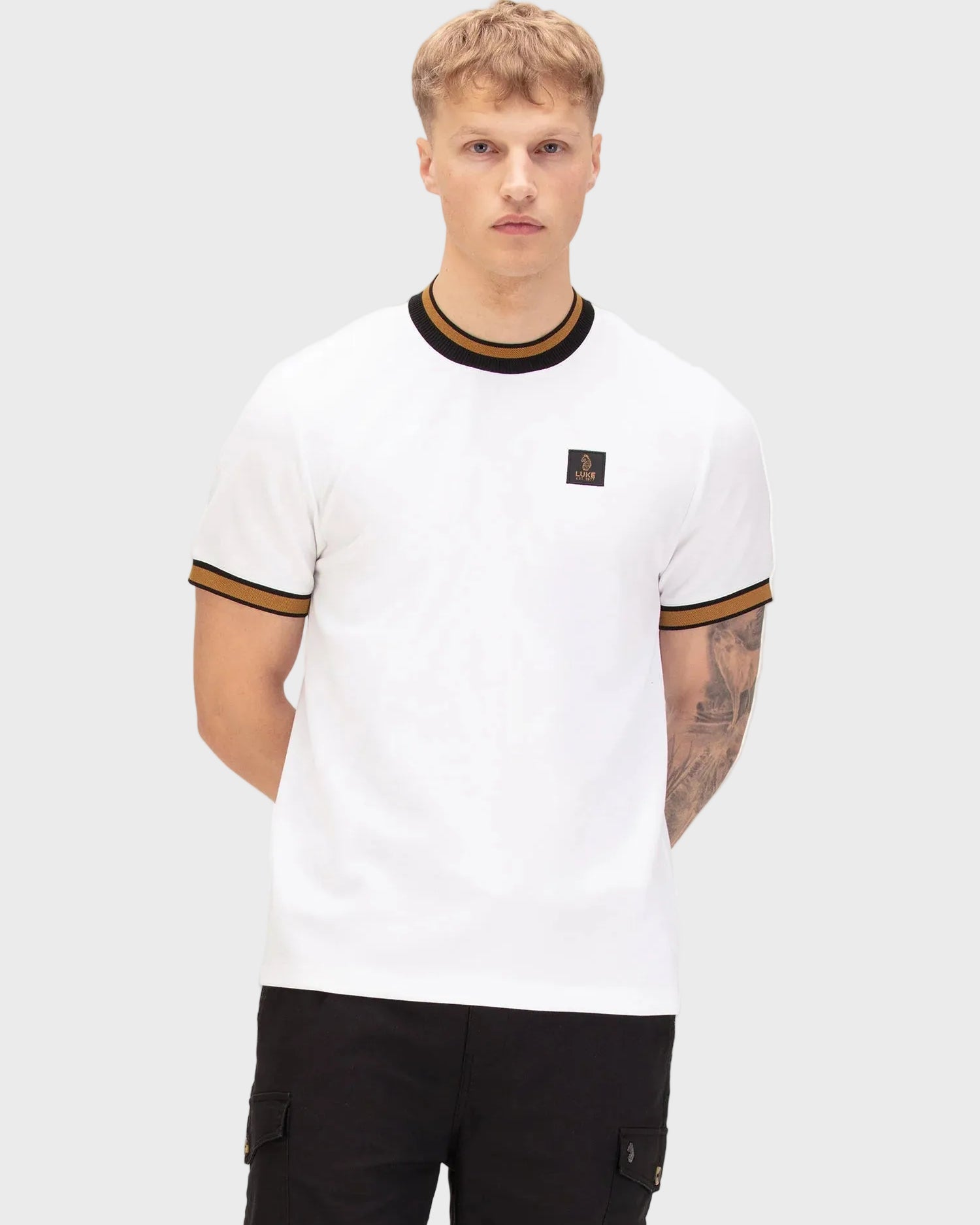 Luke 1977 Coron T-Shirt - White/Black/Gold