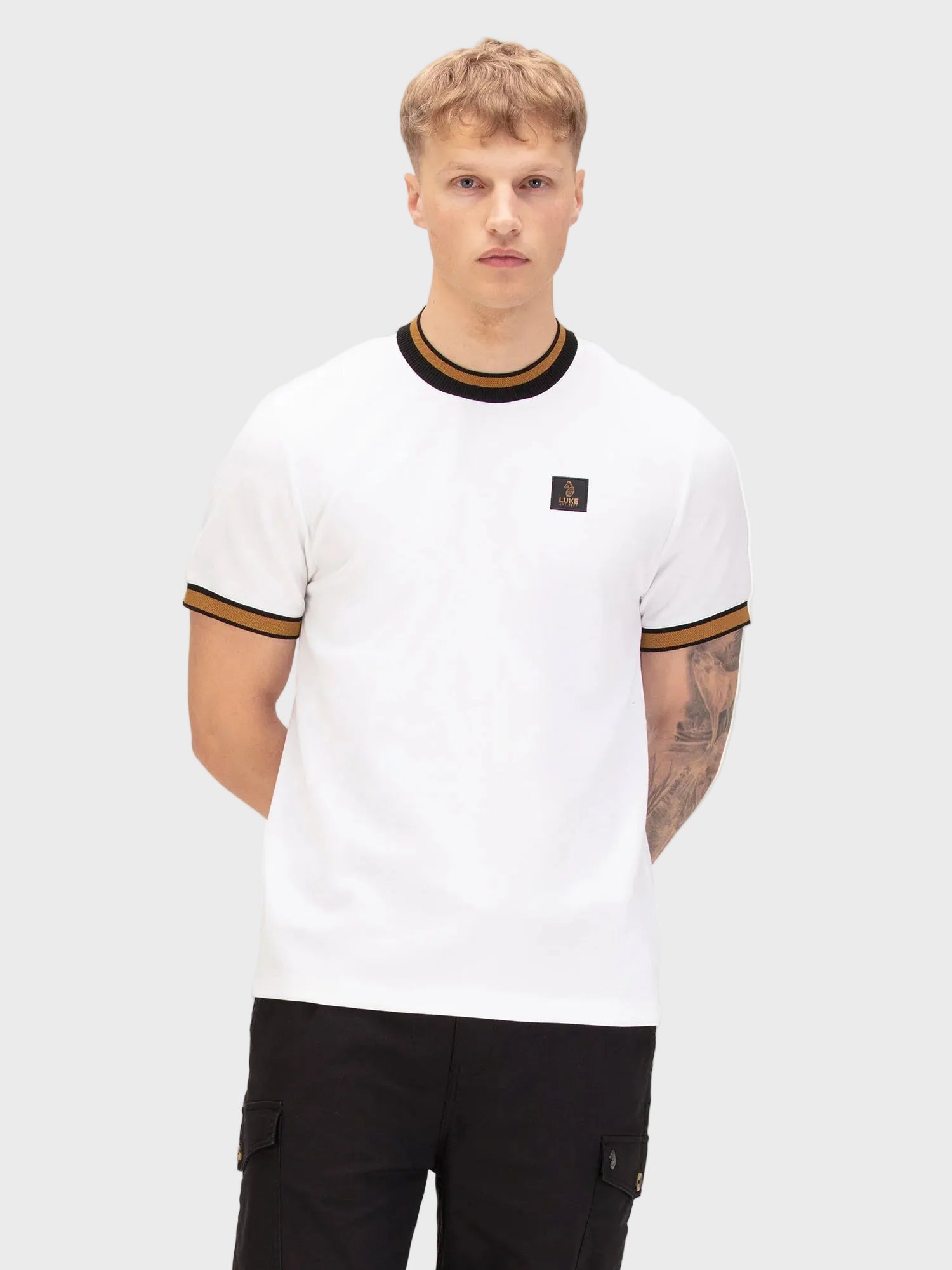 Luke 1977 Coron T-Shirt - White/Black/Gold