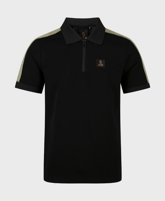 Luke 1977 Caltech 1000 Zip Polo - Black Clover