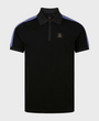 Luke 1977 Caltech 1000 Zip Polo - Black Future Dusk