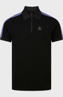 Luke 1977 Caltech 1000 Zip Polo - Black Future Dusk