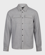 Luke 1977 Ettrick Overshirt Mid Marl Grey