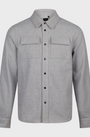 Luke 1977 Ettrick Overshirt Mid Marl Grey