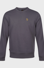 Luke 1977 M780354 London 1000 Crew Neck Charcoal