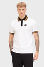 Luke 1977 Makati Honeycomb Textured Polo Shirt - White