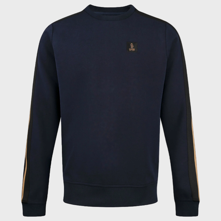 Luke 1977 Massachusetts 1000 Tape Detail Sweat - Dark Navy