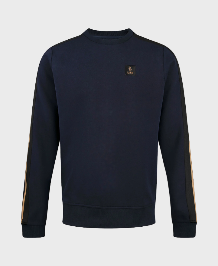 Luke 1977 Massachusetts 1000 Tape Detail Sweat - Dark Navy