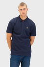 Luke 1977 New Mead Pique Polo Shirt - Dark Navy