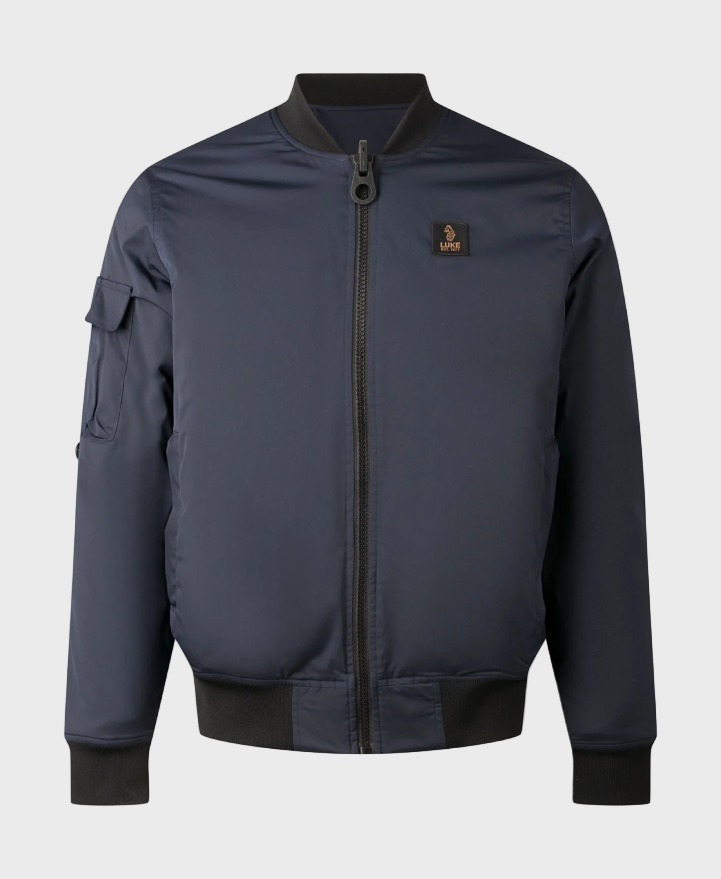 Luke 1977 Suzhou Reversible Bomber Jacket - Dark Navy