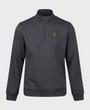 Luke 1977 Sydney 1000 1/4 Zip Sweatshirt Charcoal
