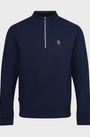 Luke 1977 Sydney 1000 1/4 Zip Sweatshirt Dark Navy