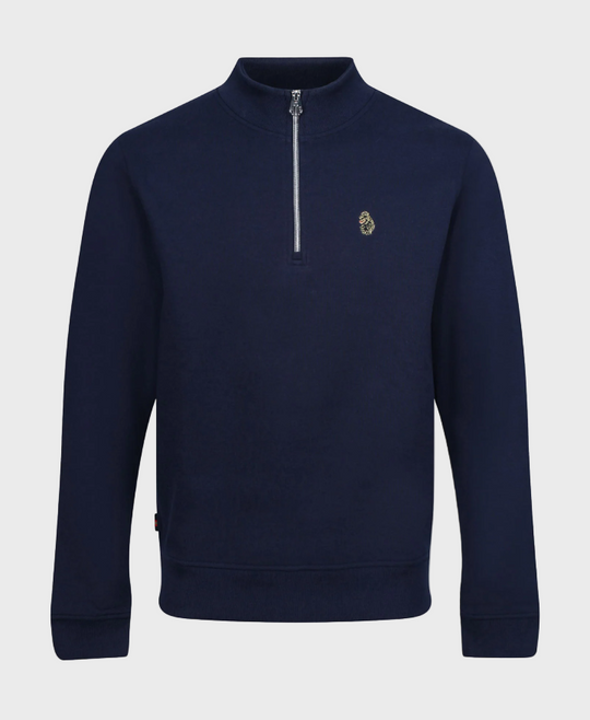Luke 1977 Sydney 1000 1/4 Zip Sweatshirt Dark Navy