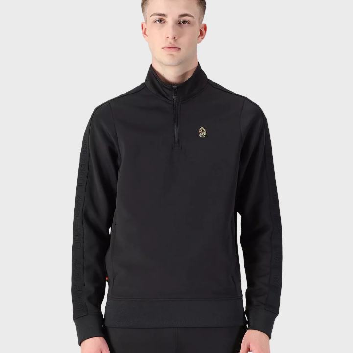 Luke 1977 TTTQR Tric Quarter-Zip Sweatshirt - Black