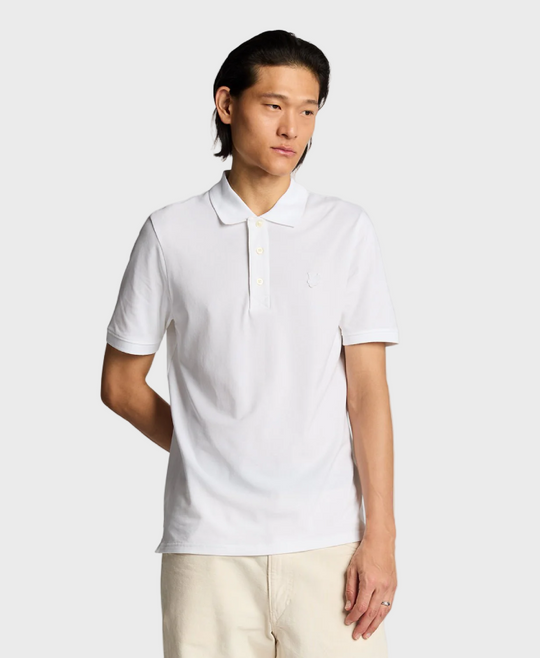 Lyle & Scott Superfine Cotton Polo Shirt - White