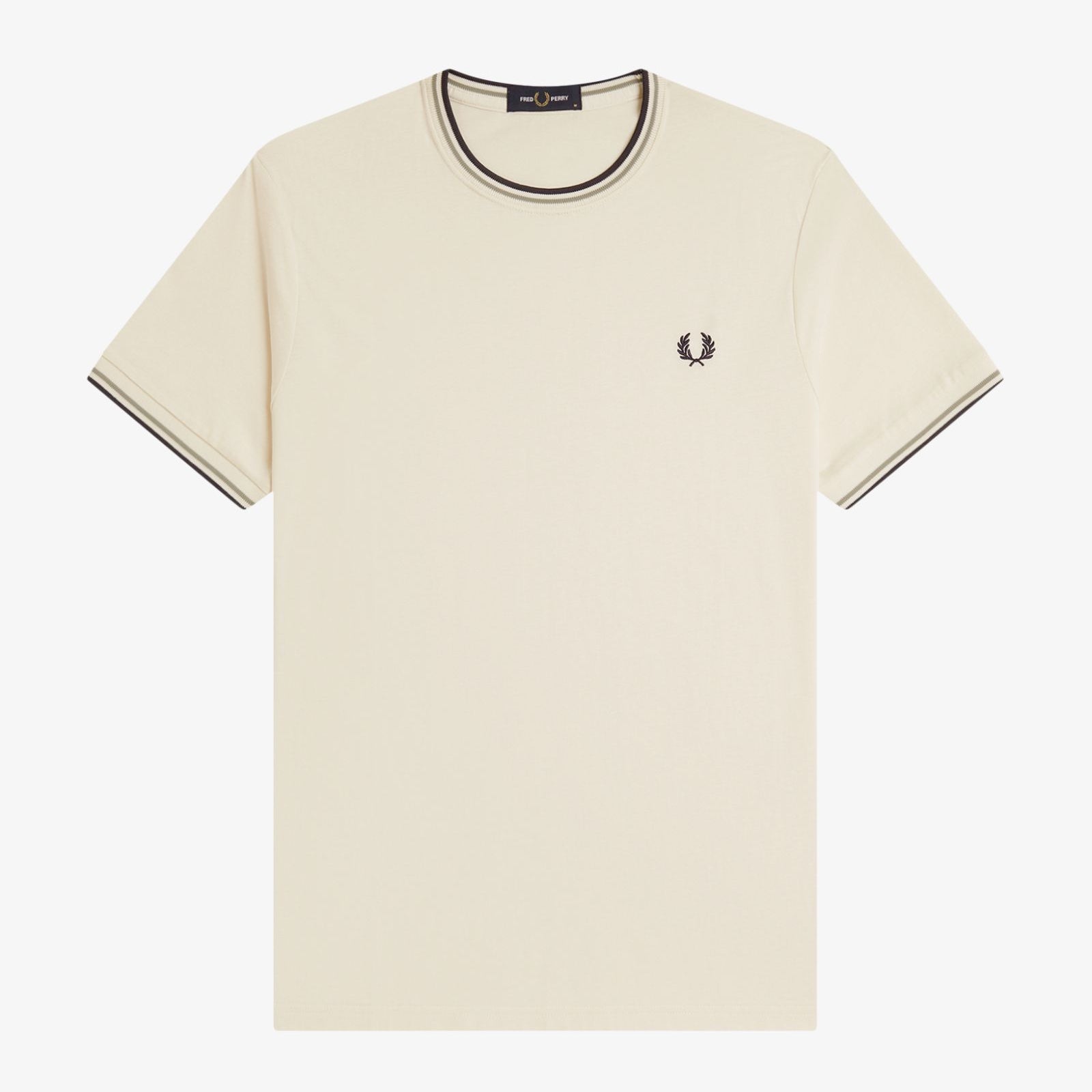 Fred Perry M1588V T-Shirt - 68C Ecru