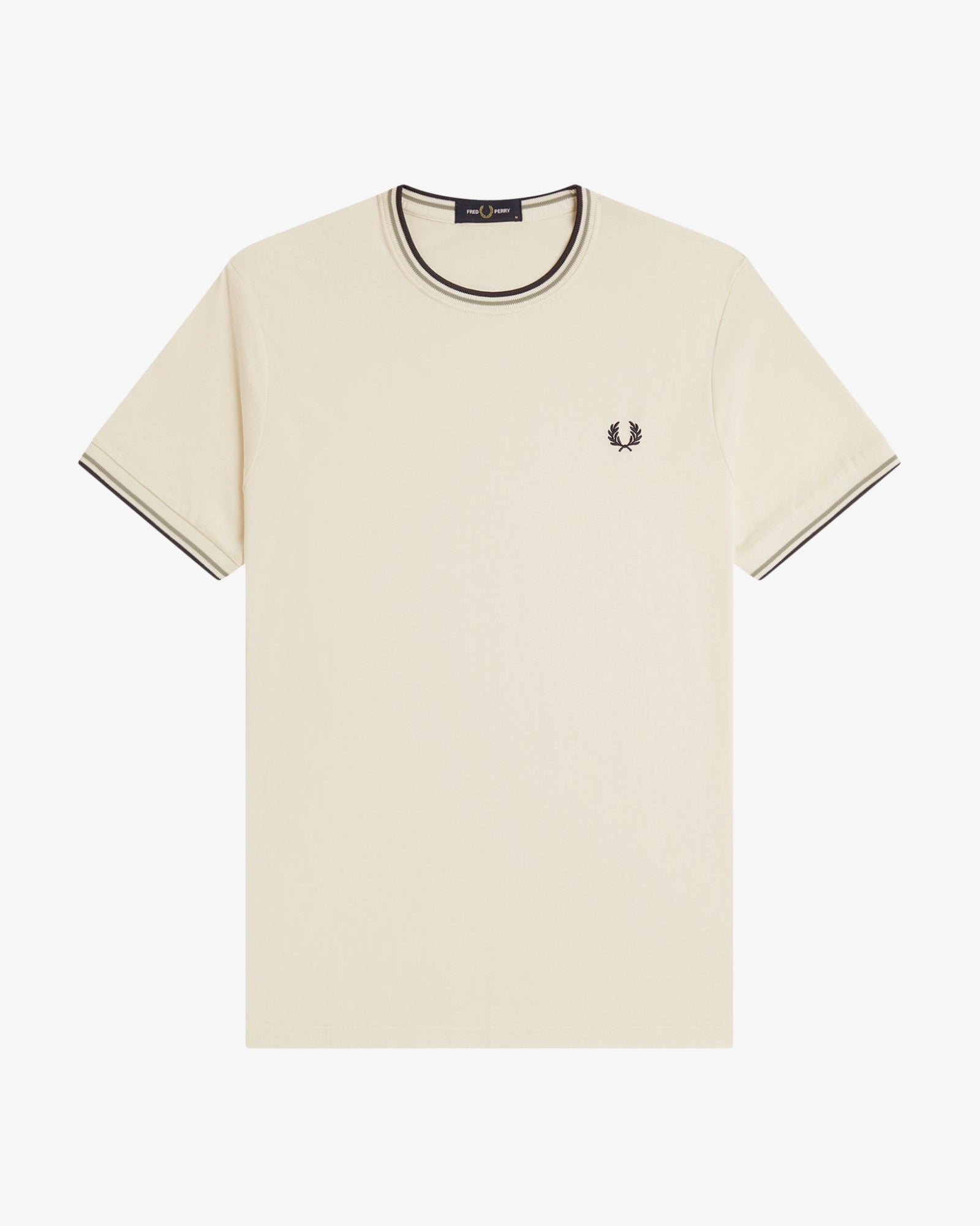 Fred Perry M1588V T-Shirt - 68C Ecru