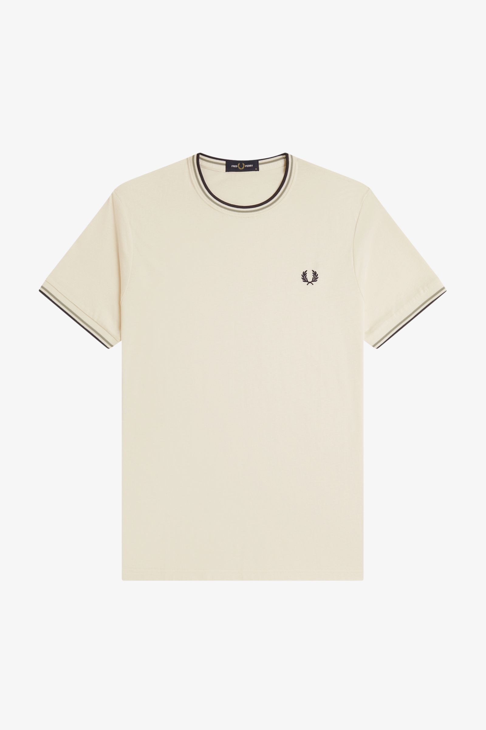 Fred Perry M1588V T-Shirt - 68C Ecru
