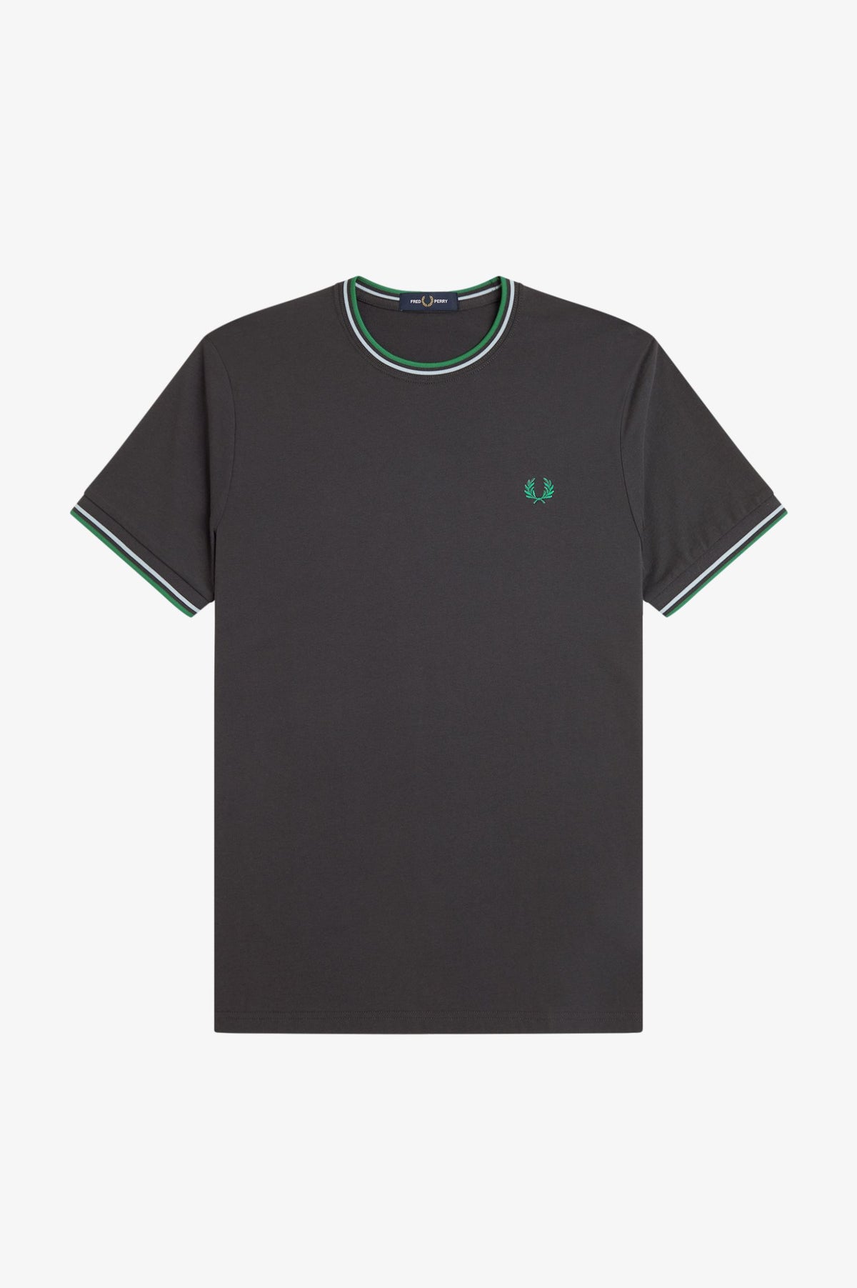 Fred Perry M1588V Twin Tipped T-Shirt 85B - ANGY/LIIC/SPGN