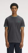Fred Perry M1588V Twin Tipped T-Shirt 85B - ANGY/LIIC/SPGN