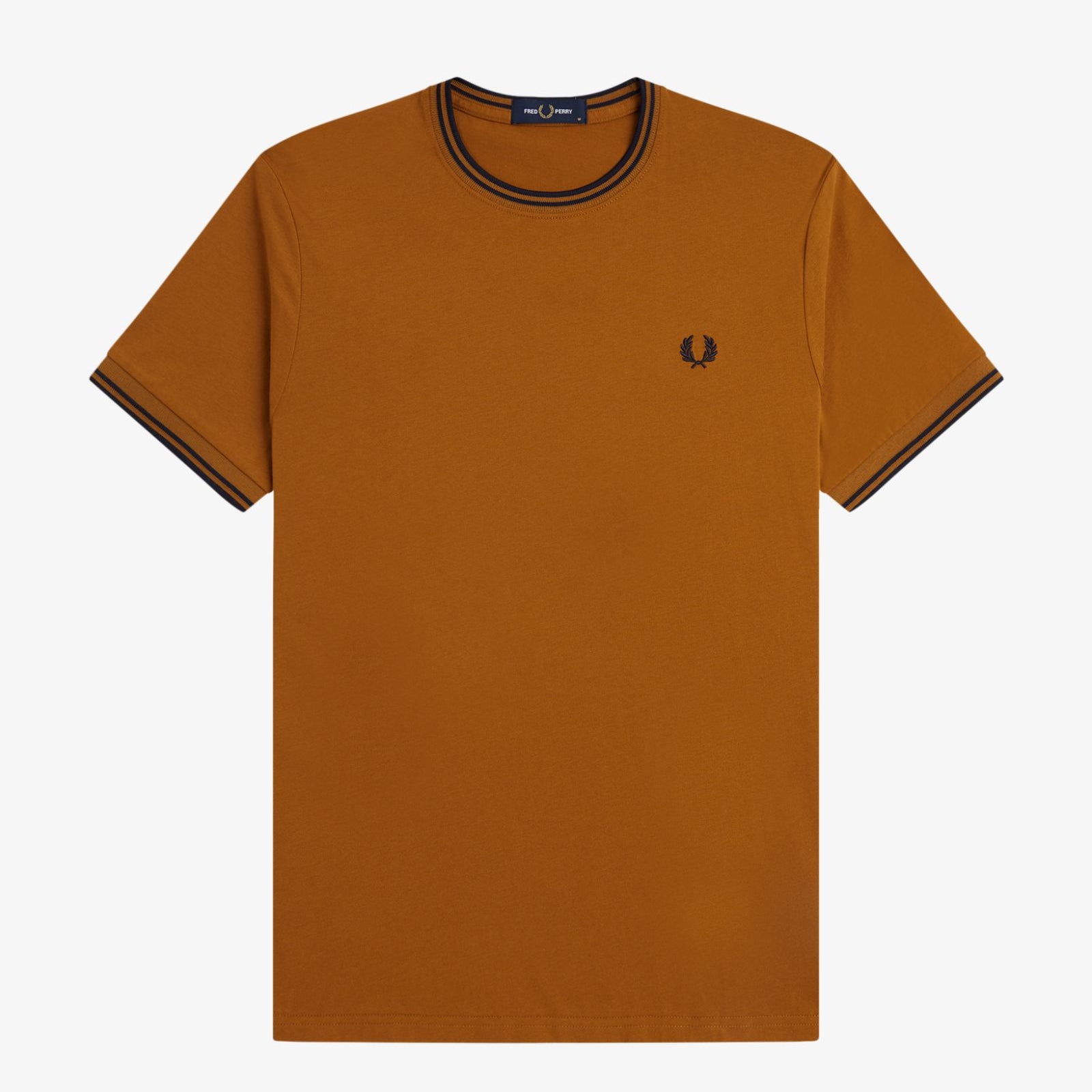Fred Perry M1588V T-Shirt - 80C Dark Carmel
