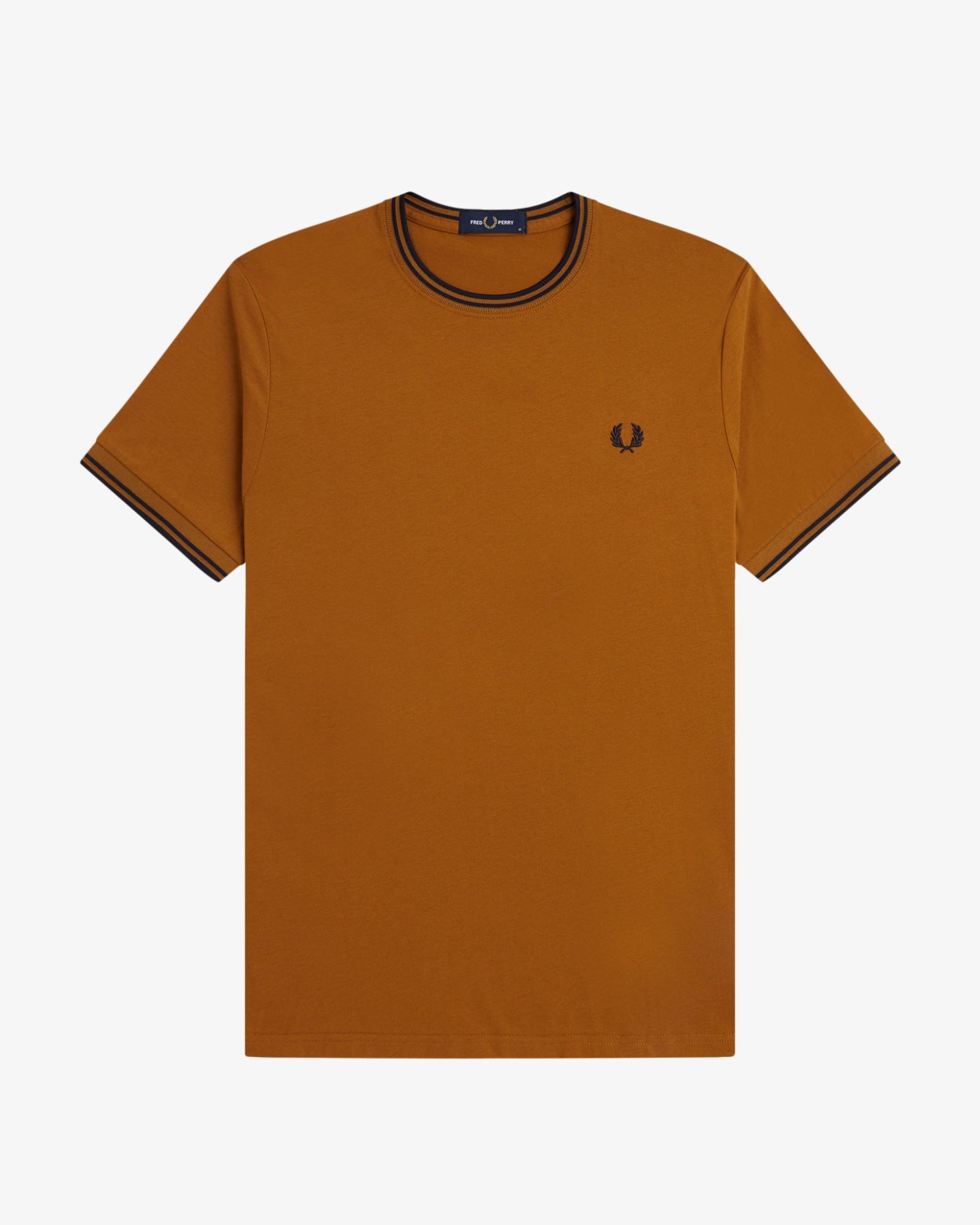 Fred Perry M1588V T-Shirt - 80C Dark Carmel