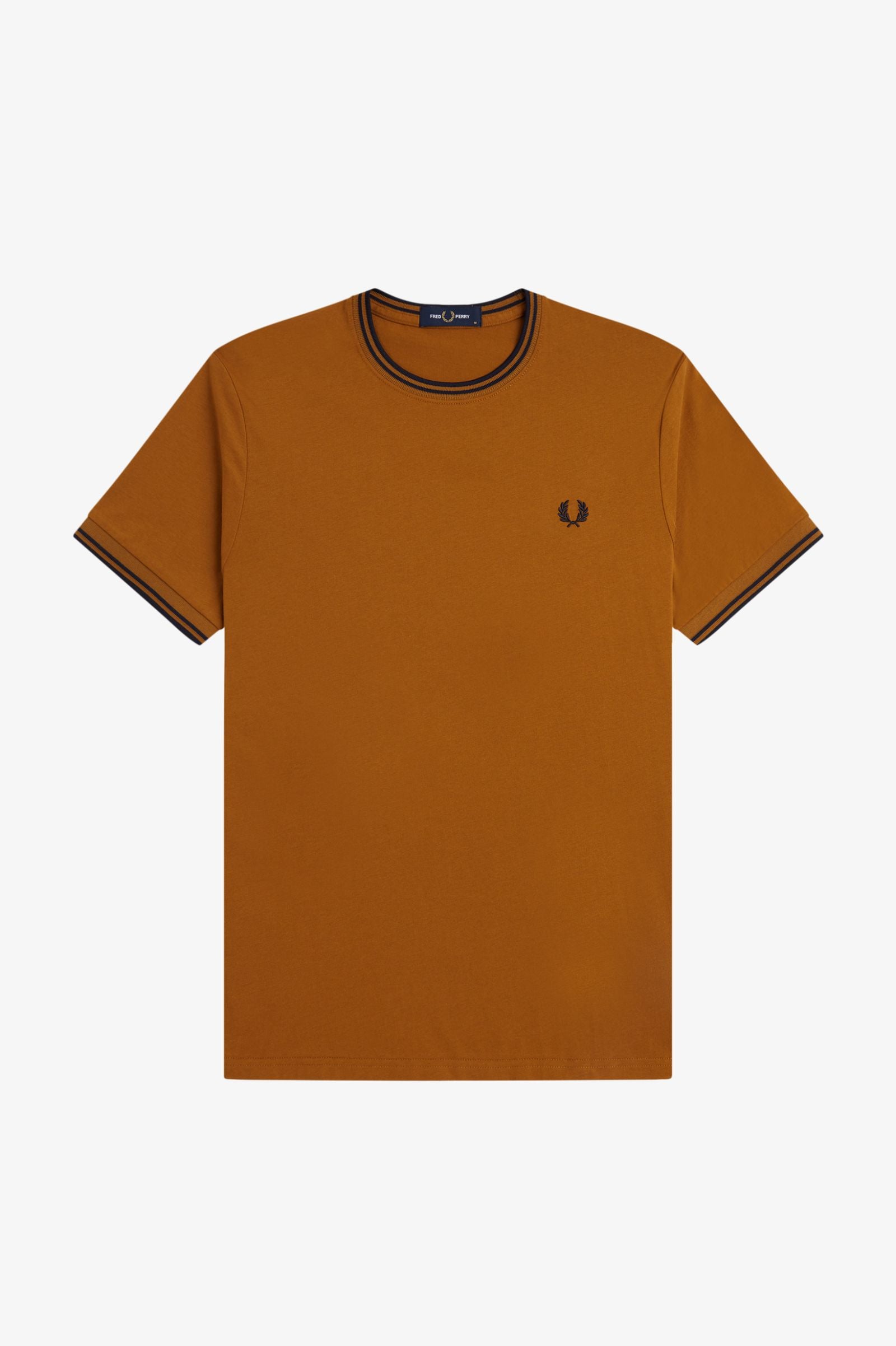 Fred Perry M1588V T-Shirt - 80C Dark Carmel