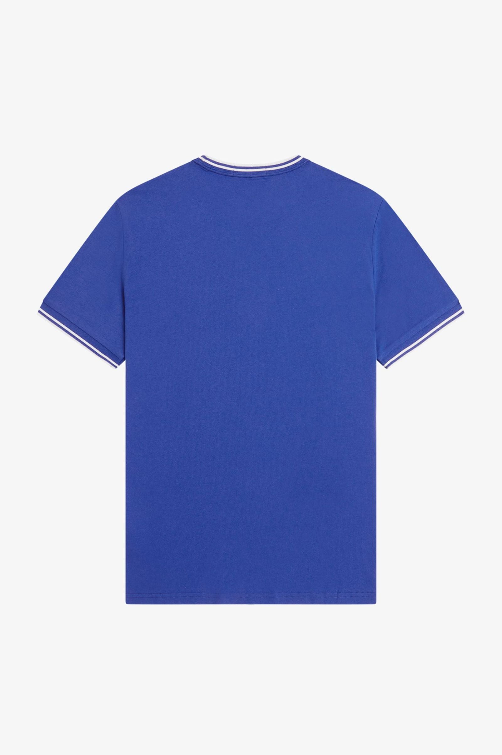 Fred Perry M1588V Tipped T-Shirt 99A - SOHOE/SNWHT