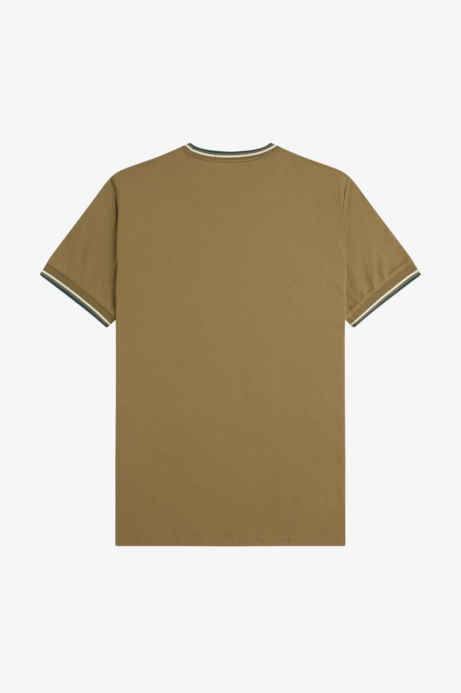 Fred Perry M1588V Twin Tipped T-Shirt Z60 Shadestone/Ecru