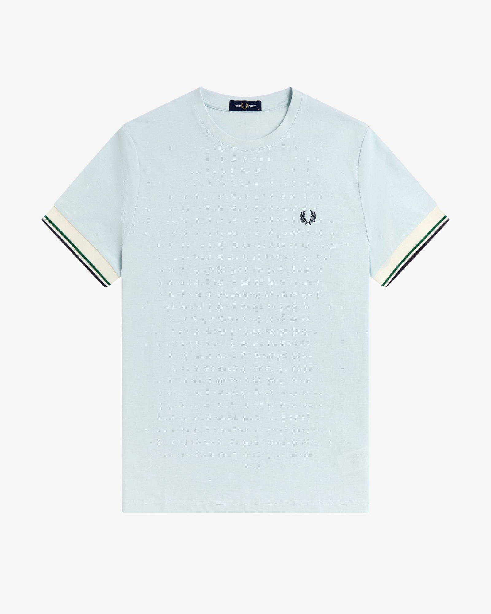 Fred Perry M2396 Twin Tipped Cuff T-Shirt R30 - Light Ice