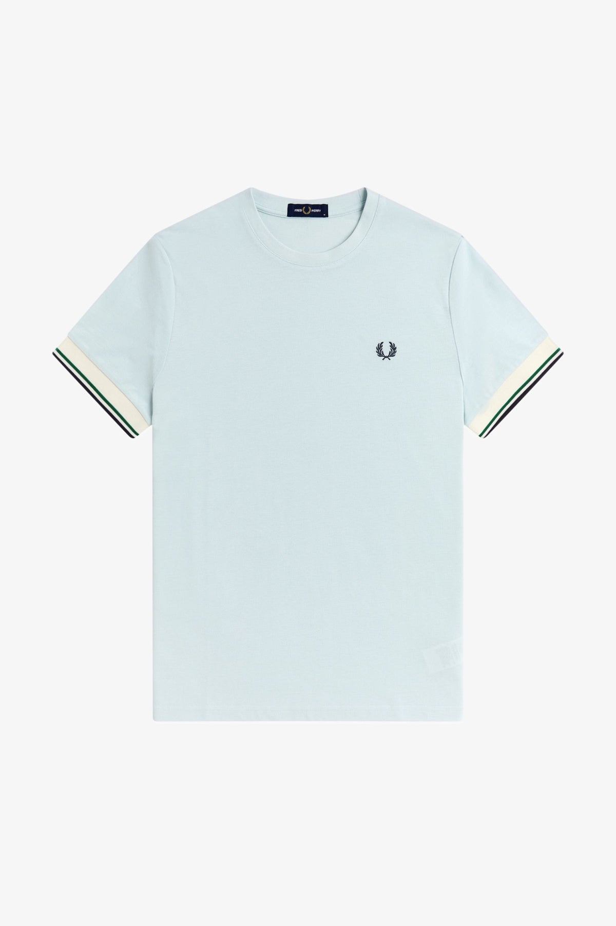 Fred Perry M2396 Twin Tipped Cuff T-Shirt R30 - Light Ice
