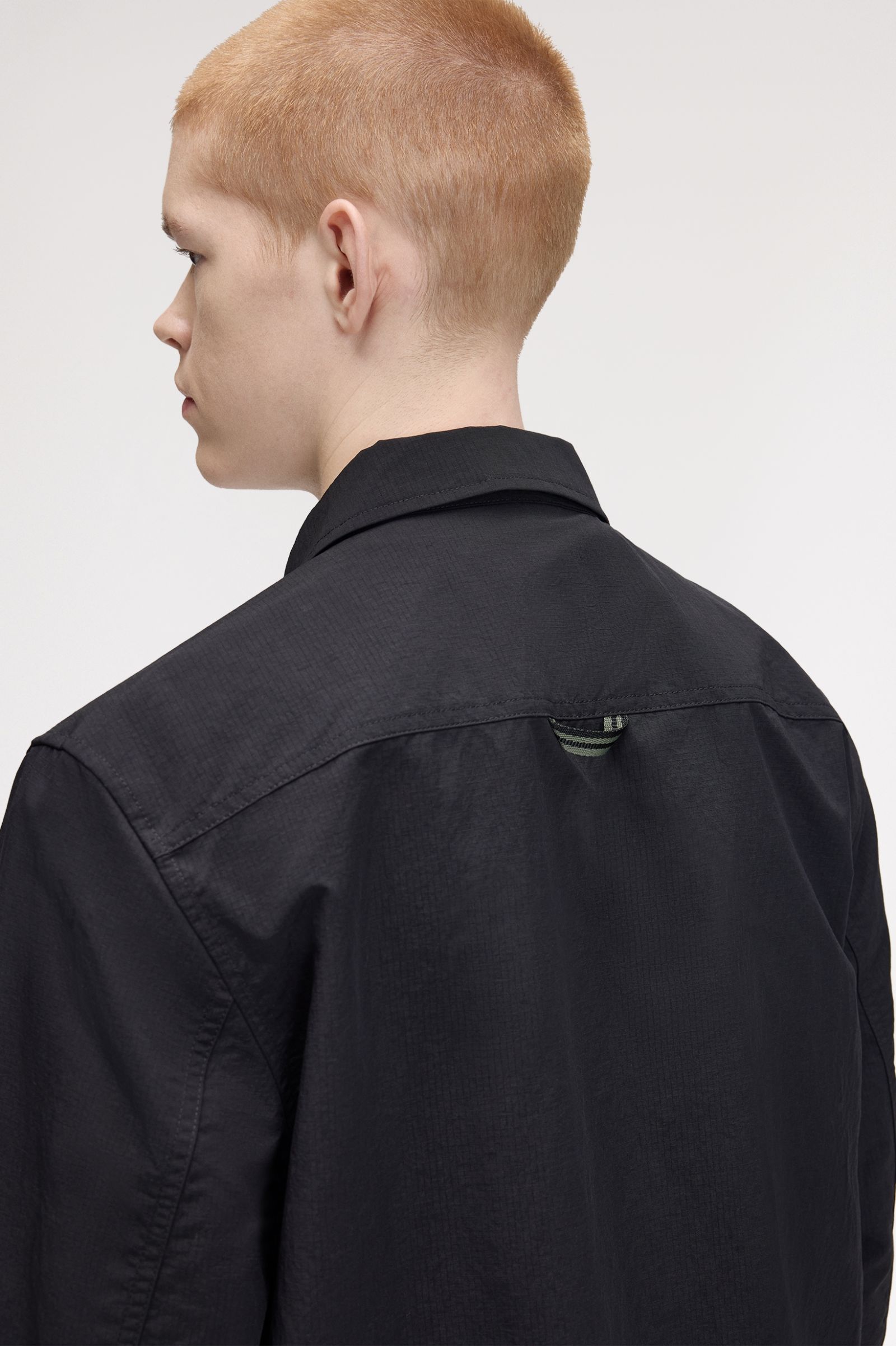 Fred Perry M2402 Ripstop Pocket Overshirt 184 - Black