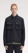 Fred Perry M2402 Ripstop Pocket Overshirt 184 - Black