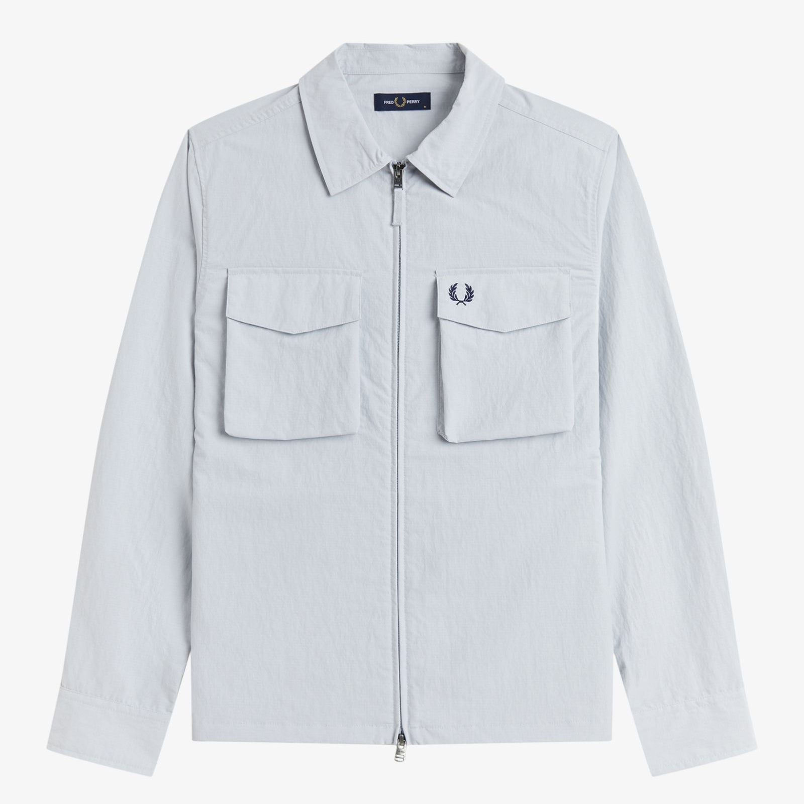 Fred Perry M2402 Pocket Overshirt 28A - Dusky Blue