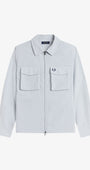 Fred Perry M2402 Pocket Overshirt 28A - Dusky Blue
