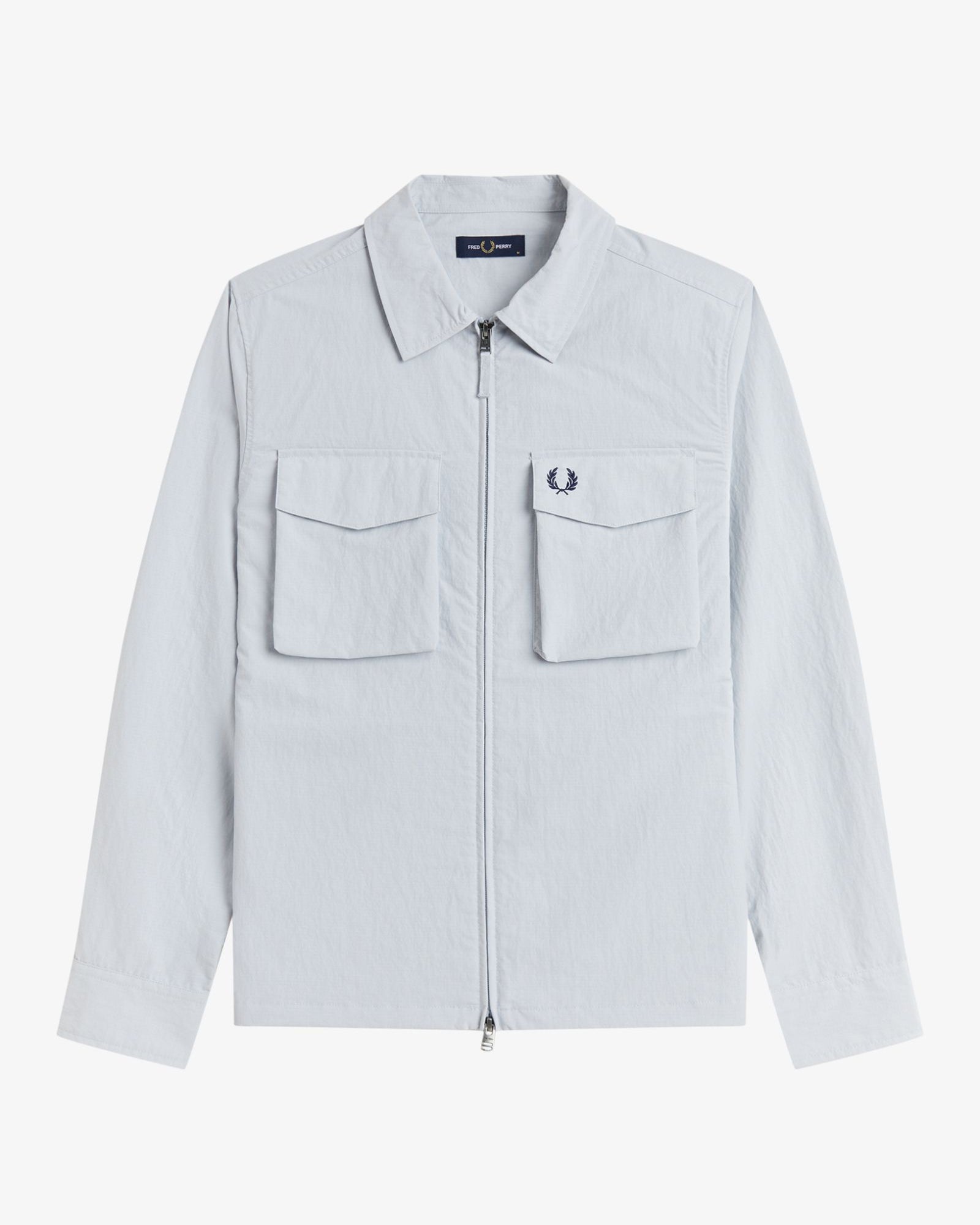 Fred Perry M2402 Pocket Overshirt 28A - Dusky Blue