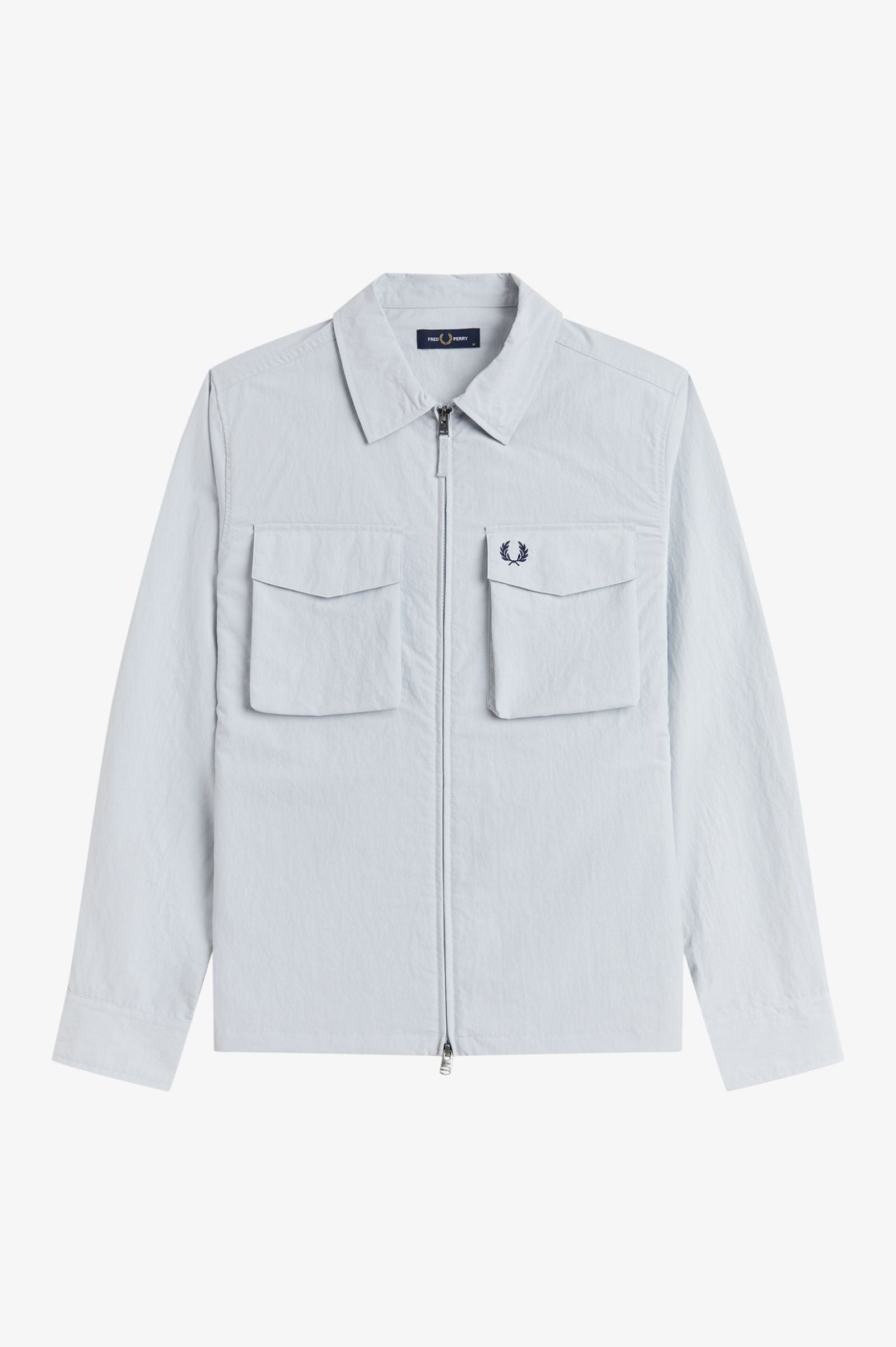 Fred Perry M2402 Pocket Overshirt 28A - Dusky Blue